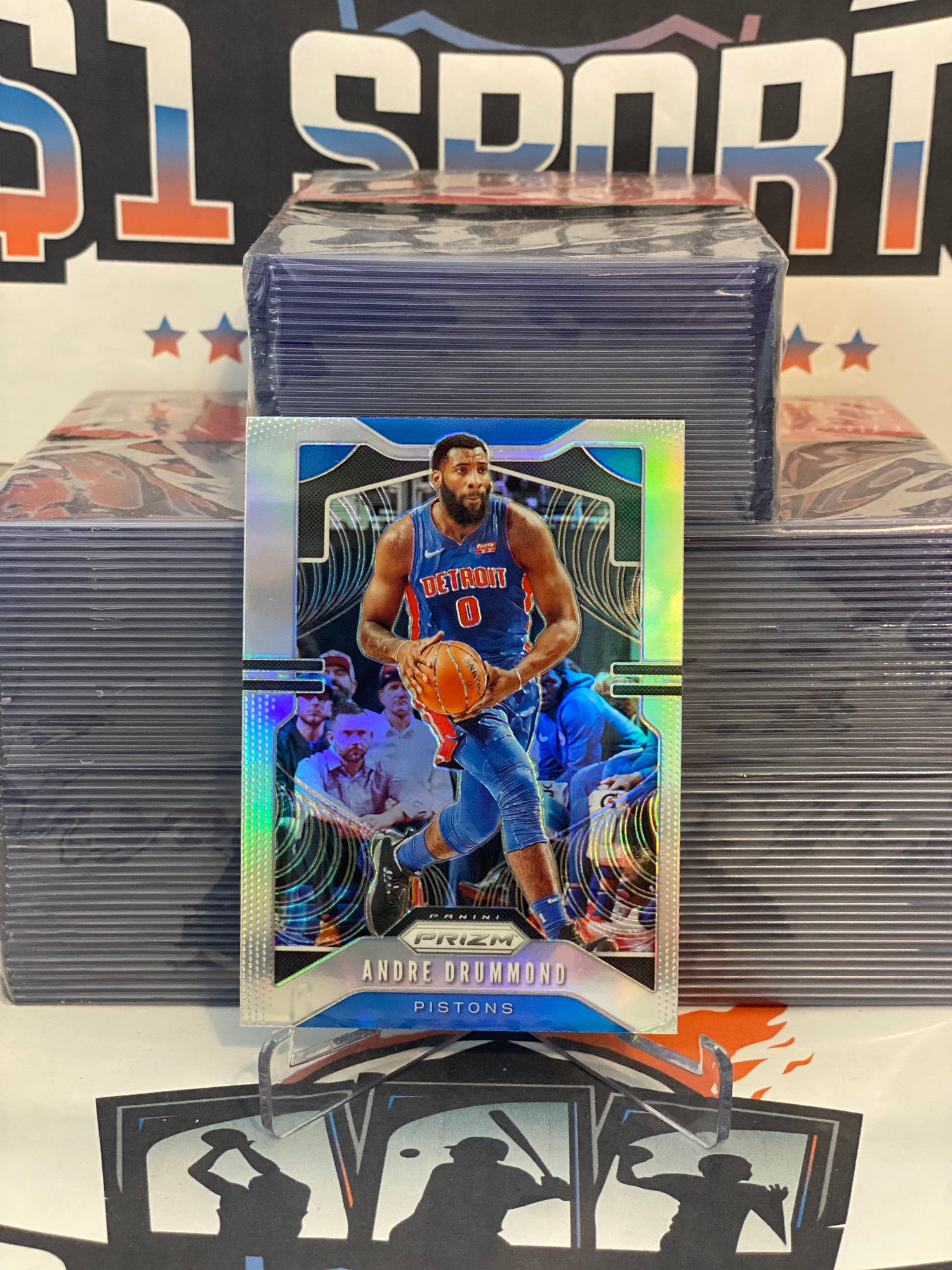 2019 Panini Prizm (Silver Prizm) Andre Drummond #92