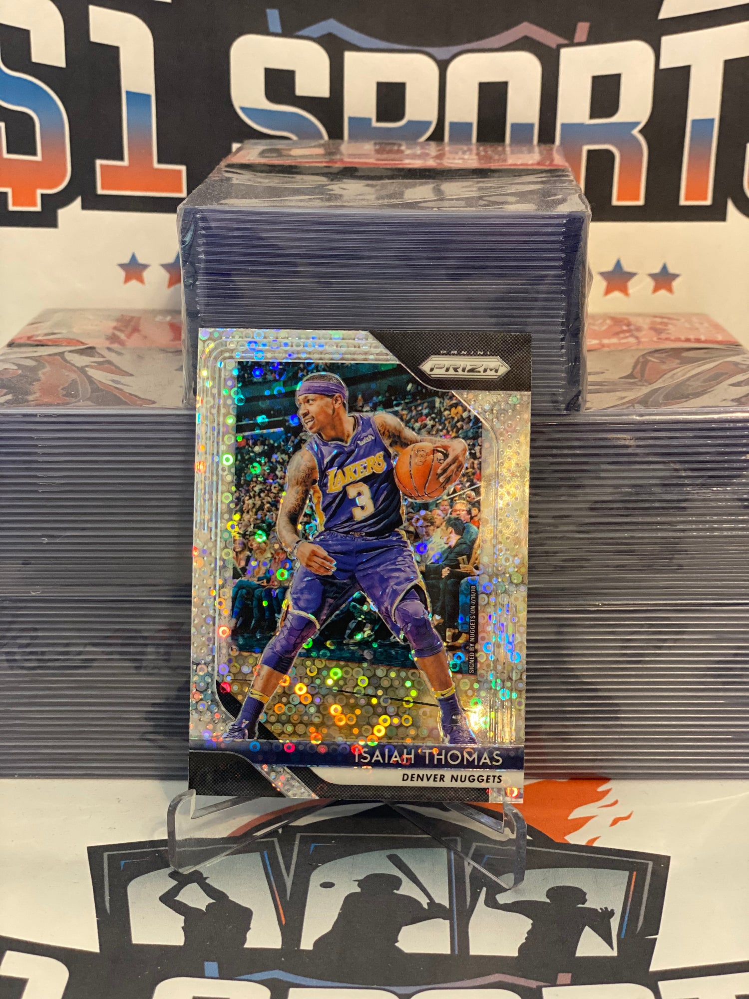 2018 Panini Prizm (Fast Break Prizm) Isaiah Thomas #52