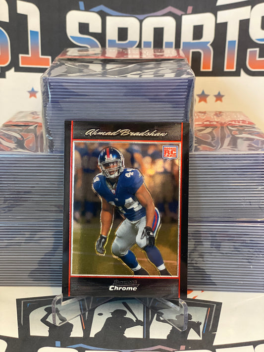 2007 Topps Chrome Ahmad Bradshaw Rookie #BC19