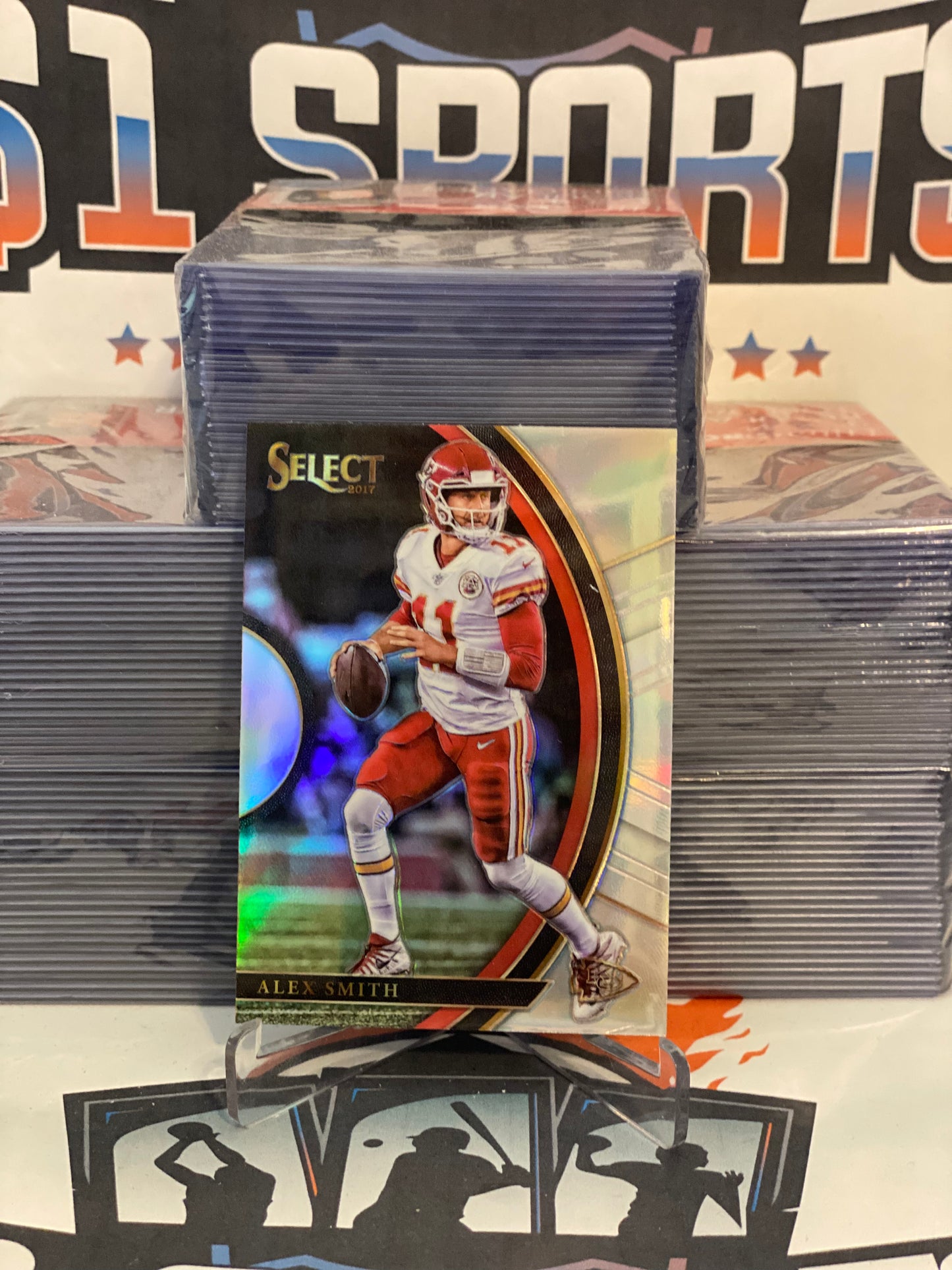 2017 Panini Select (Silver Prizm) Alex Smith #44