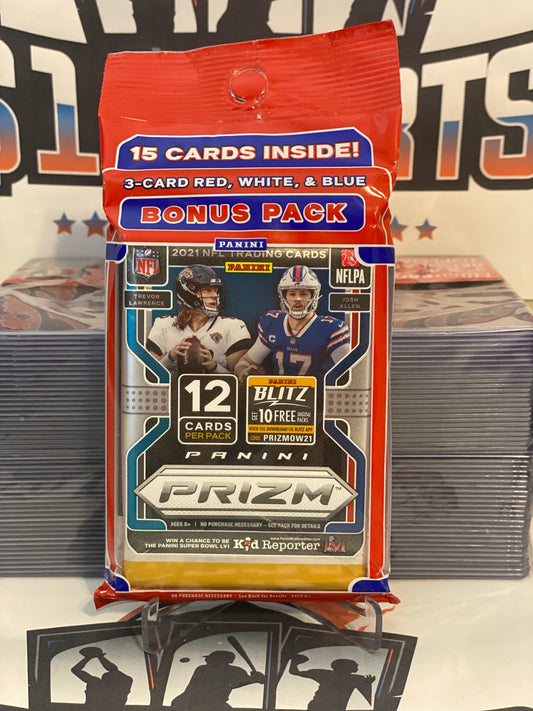 2021 Panini Prizm NFL Football Cello Multi-Pack