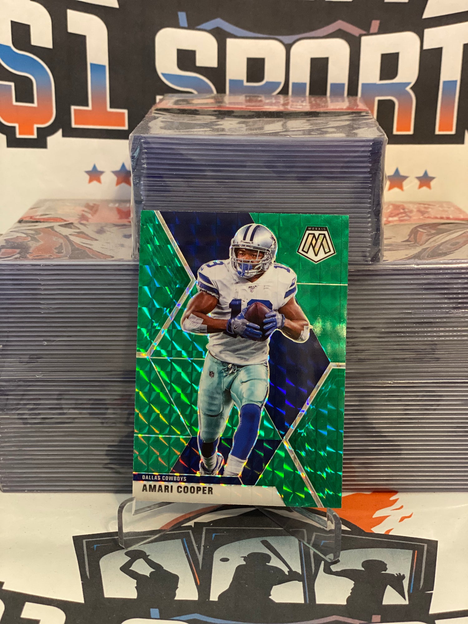 2020 Panini Mosaic (Green Prizm) Amari Cooper #59