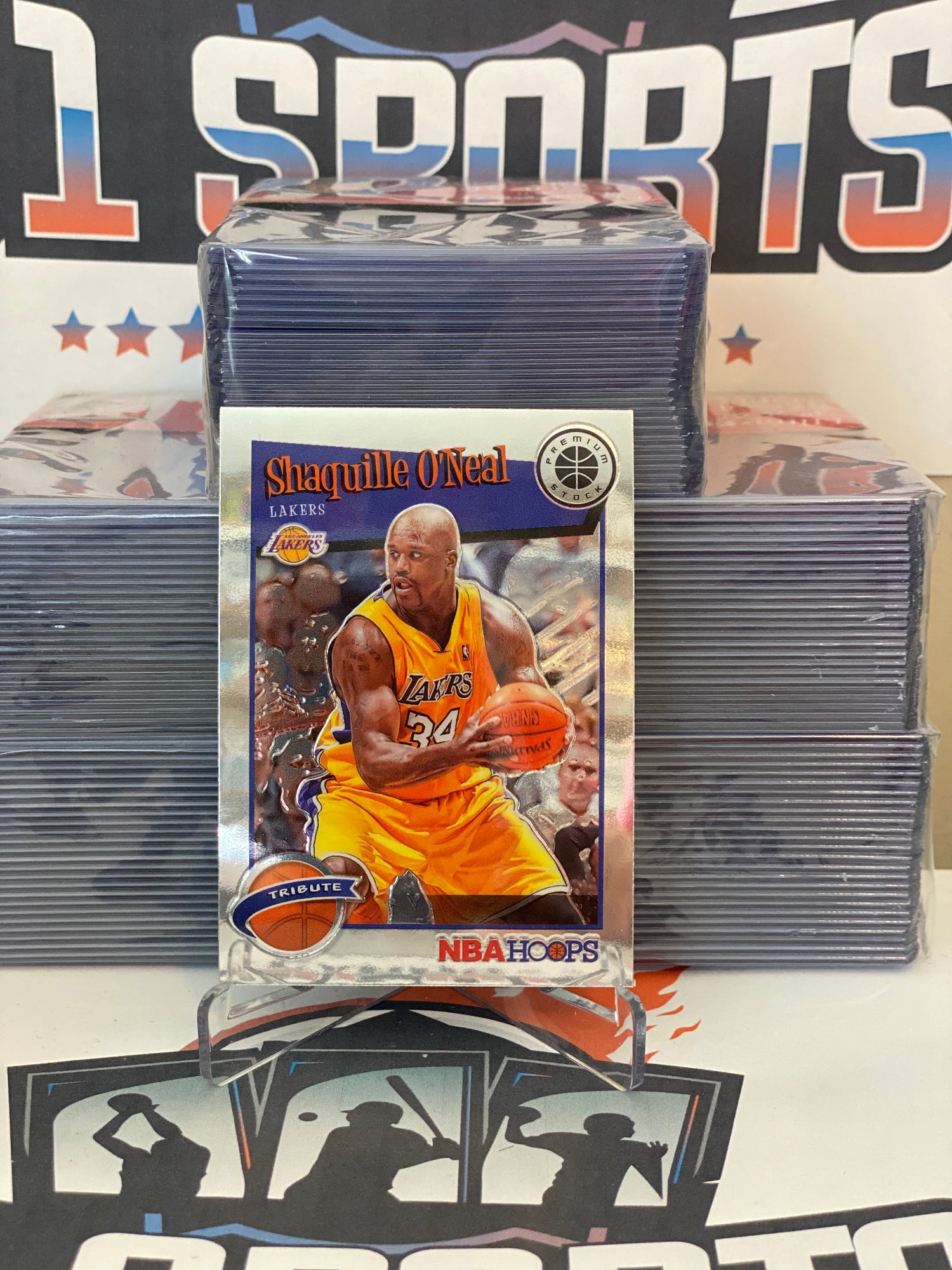 2019 Hoops Premium Stock (Tribute) Shaquille O'Neal #283