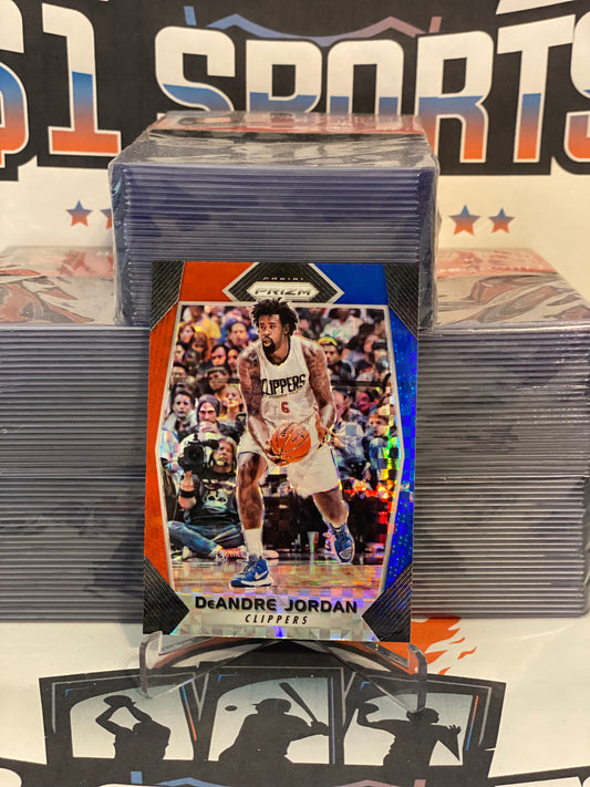 2017 Panini Prizm (Red White Blue Prizm) DeAndre Jordan #214