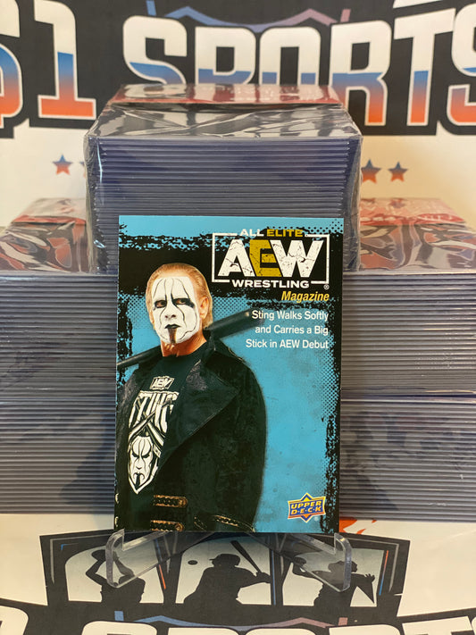 2021 Upper Deck AEW (Magazine) Sting #81