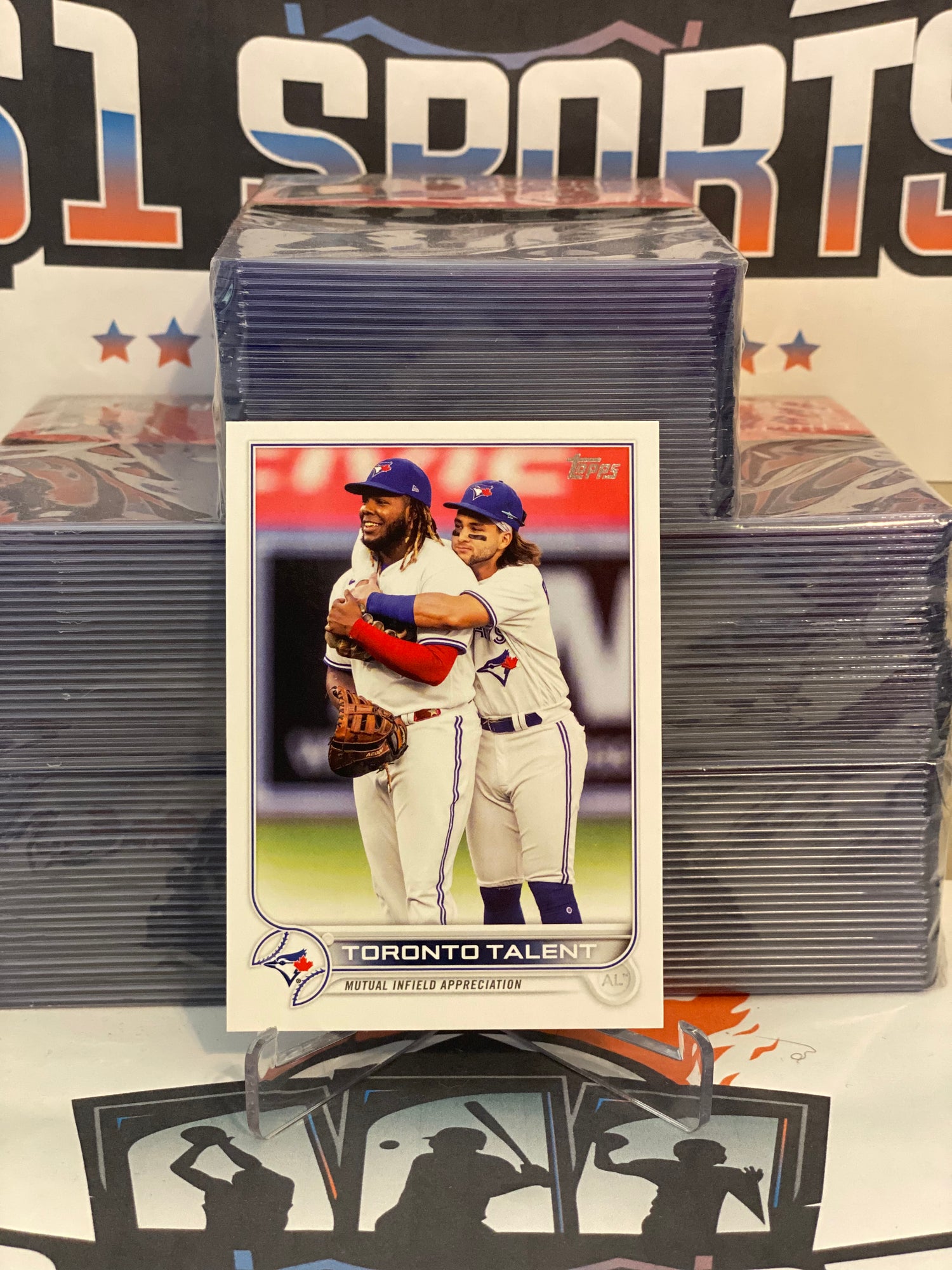 2022 Topps (Toronto Talent) Vladimir Guerrero Jr. & Bo Bichette #381