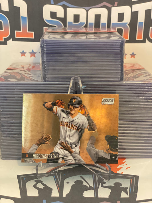 2021 Topps Stadium Club Chrome Mike Yastrzemski #34
