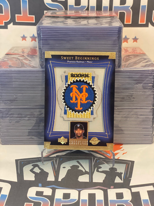 2003 Upper Deck (Sweet Beginnings Souvenir Logo Patch 1259/1430) Prentice Redman Rookie #219