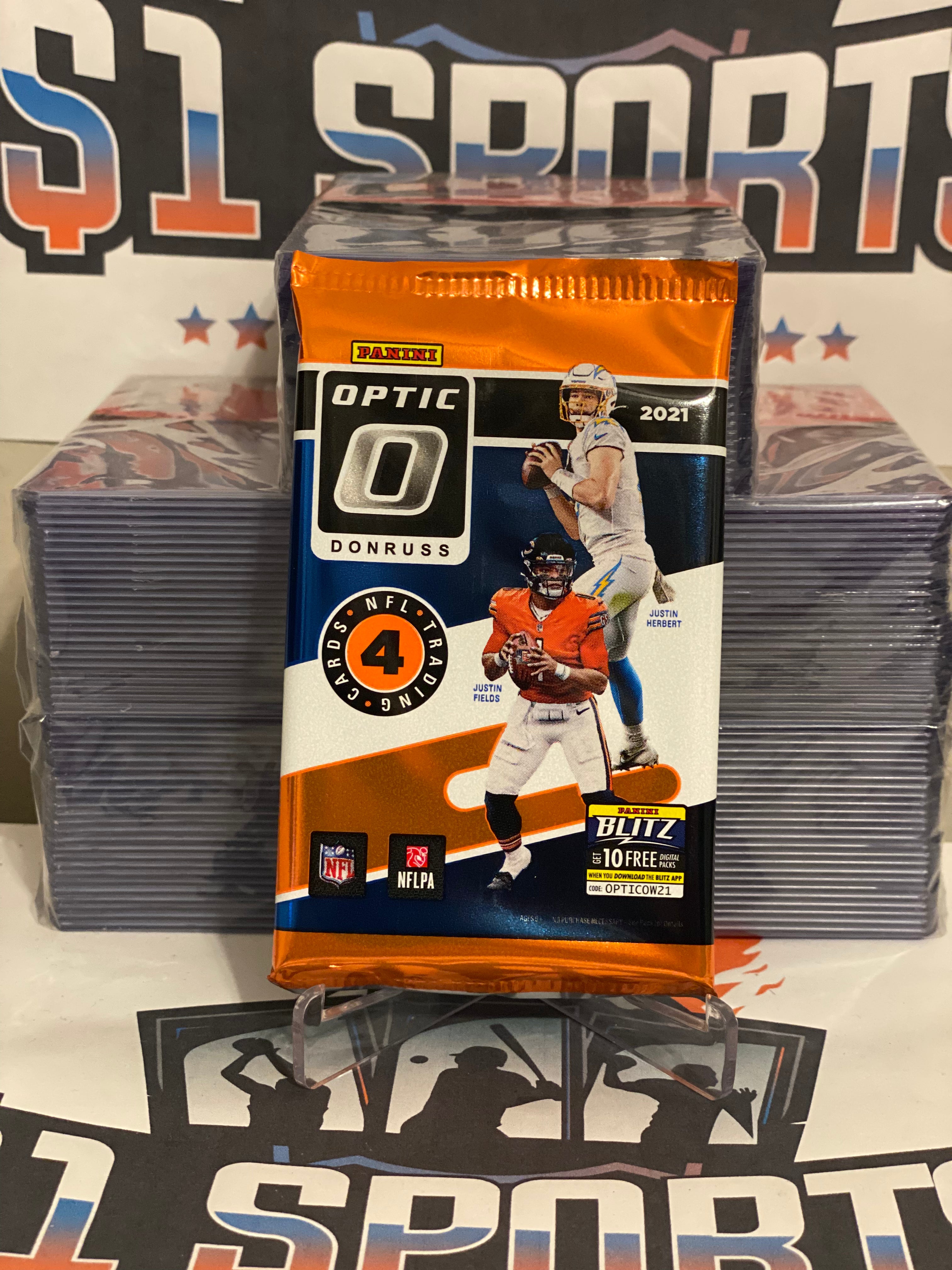 2021 Donruss Optic NFL Football Fanatics Exclusive Retail Pack – $1 ...