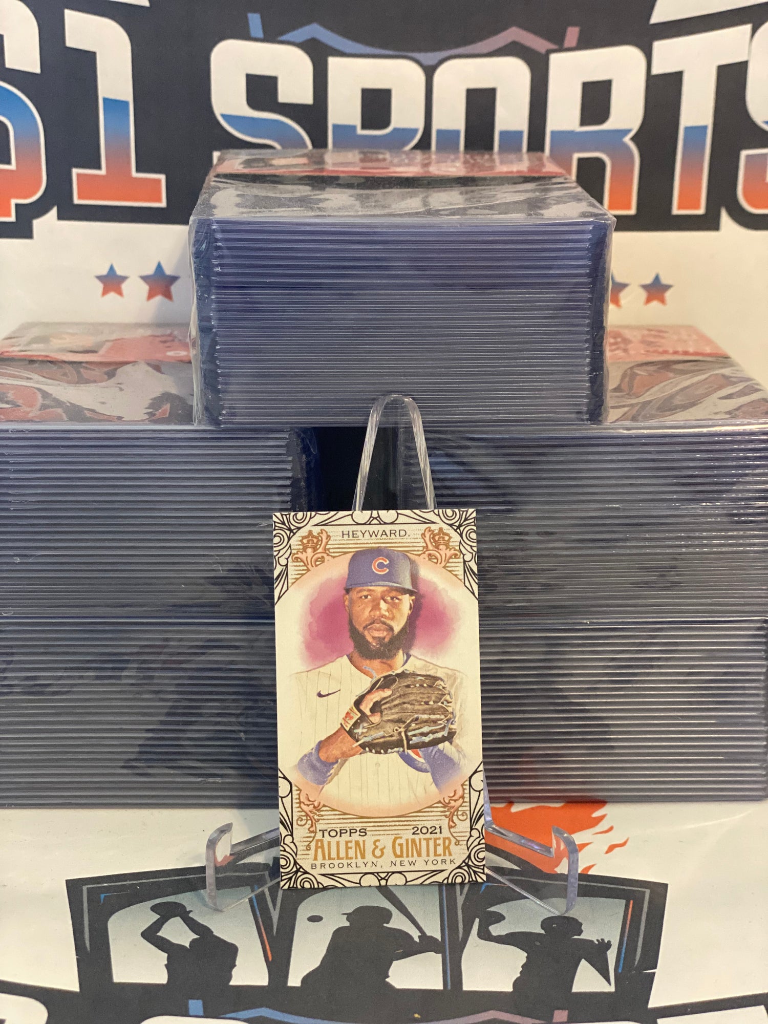 2021 Topps Allen & Ginter (Black Border, Mini) Jason Heyward #154
