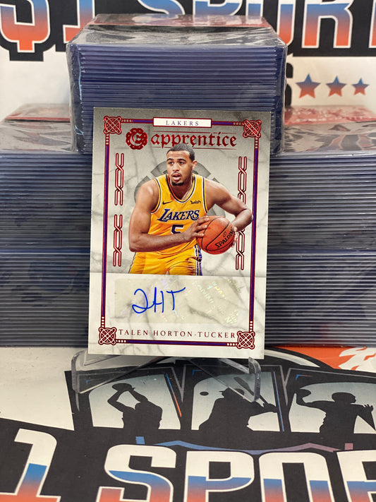 2019 Panini Chronicles (Excalibur Red, Apprentice Auto) Talen Horton-Tucker #AP-THT