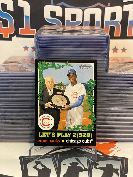 2020 Topps Heritage (Let's Play Two SP) Ernie Banks #LP2-5