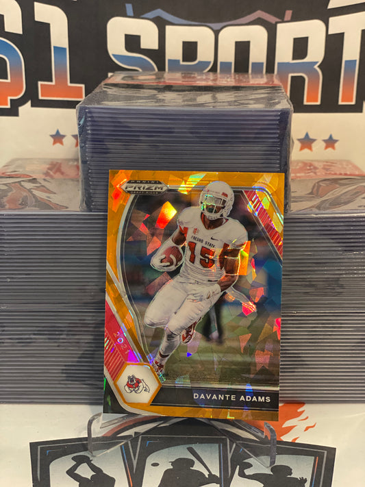 2020 Panini Prizm Draft Picks (Orange Ice Prizm) Davante Adams #49