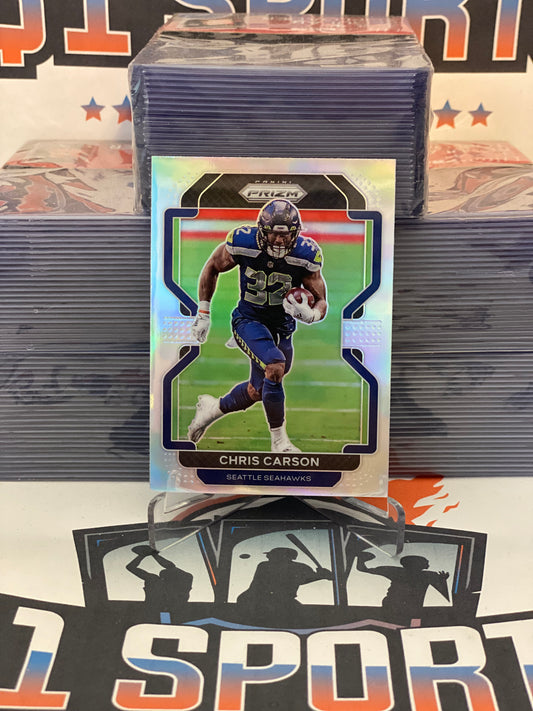 2021 Panini Prizm (Silver Prizm) Chris Carson #46