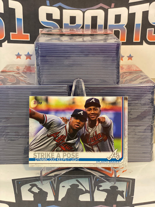 2019 Topps (Strike A Pose) Ronald Acuna Jr. & Ozzie Albies #508