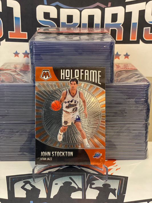 2020 Panini Mosaic (HoloFame) John Stockton #13