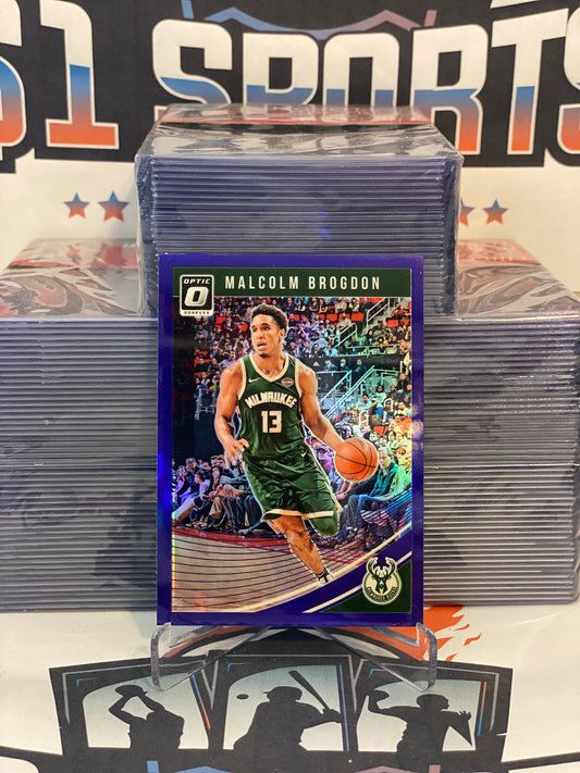 2018 Donruss Optic (Purple Prizm) Malcolm Brogdon #65