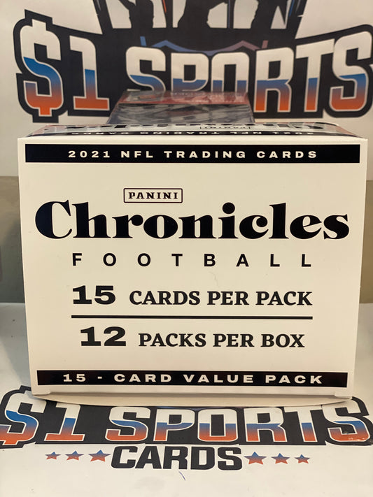 2021 Panini Chronicles NFL Football Value Pack Box