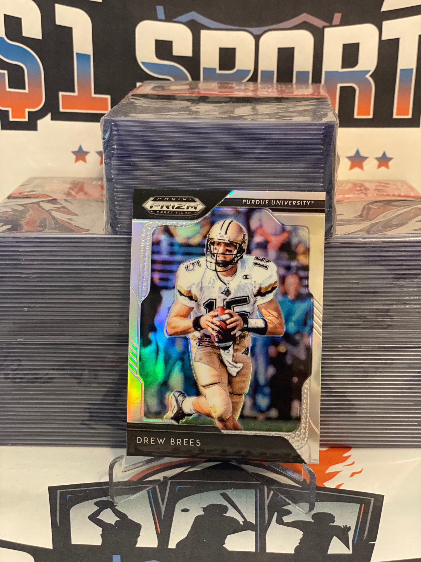 2019 Panini Prizm Draft Picks (Silver Prizm) Drew Brees #34