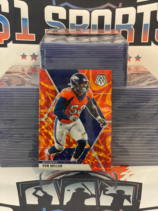 2020 Panini Mosaic (Reactive Orange Prizm) Von Miller #69