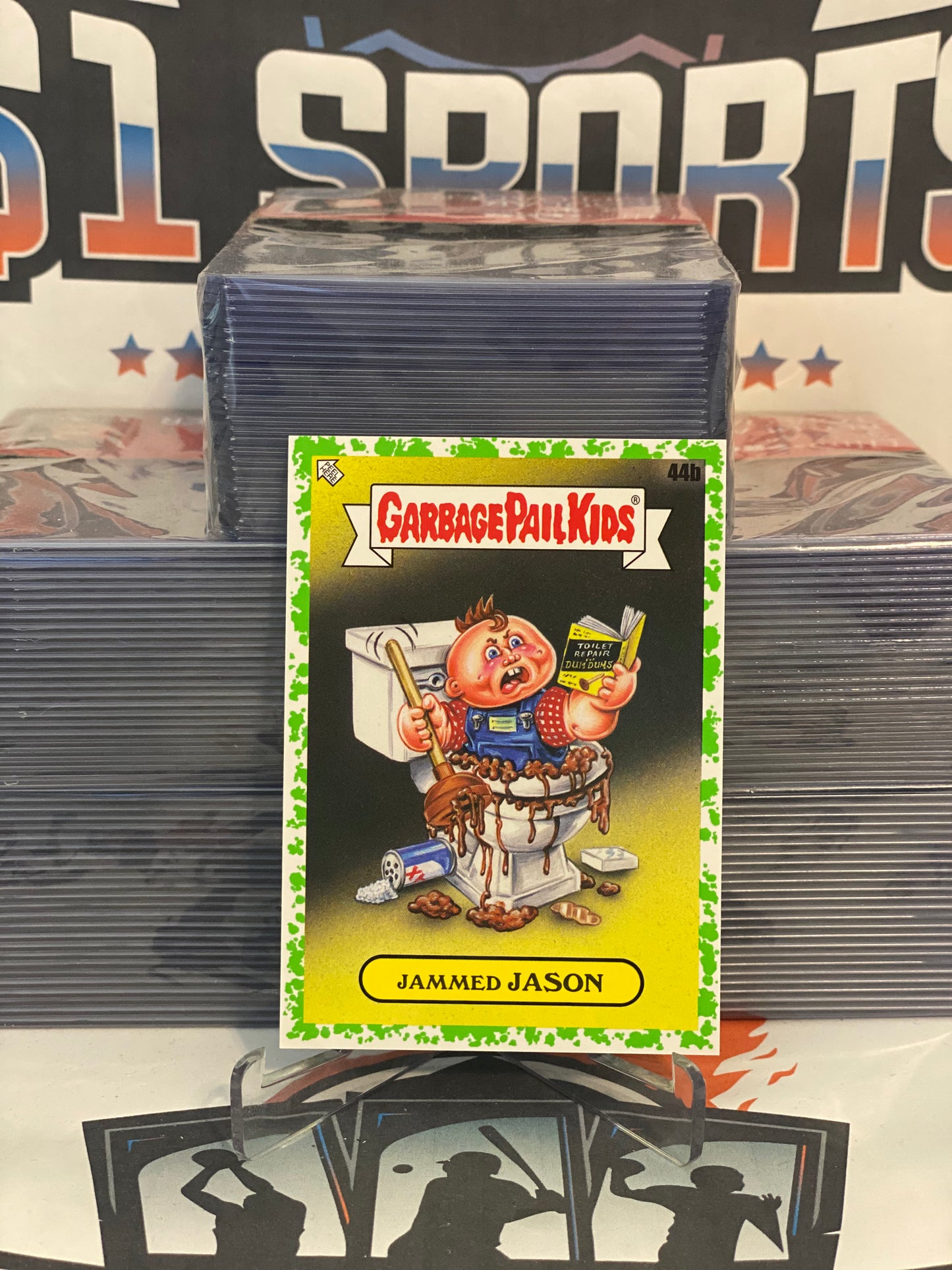 2022 Garbage Pail Kids Book Worms (Booger) Jammed Jason #44b