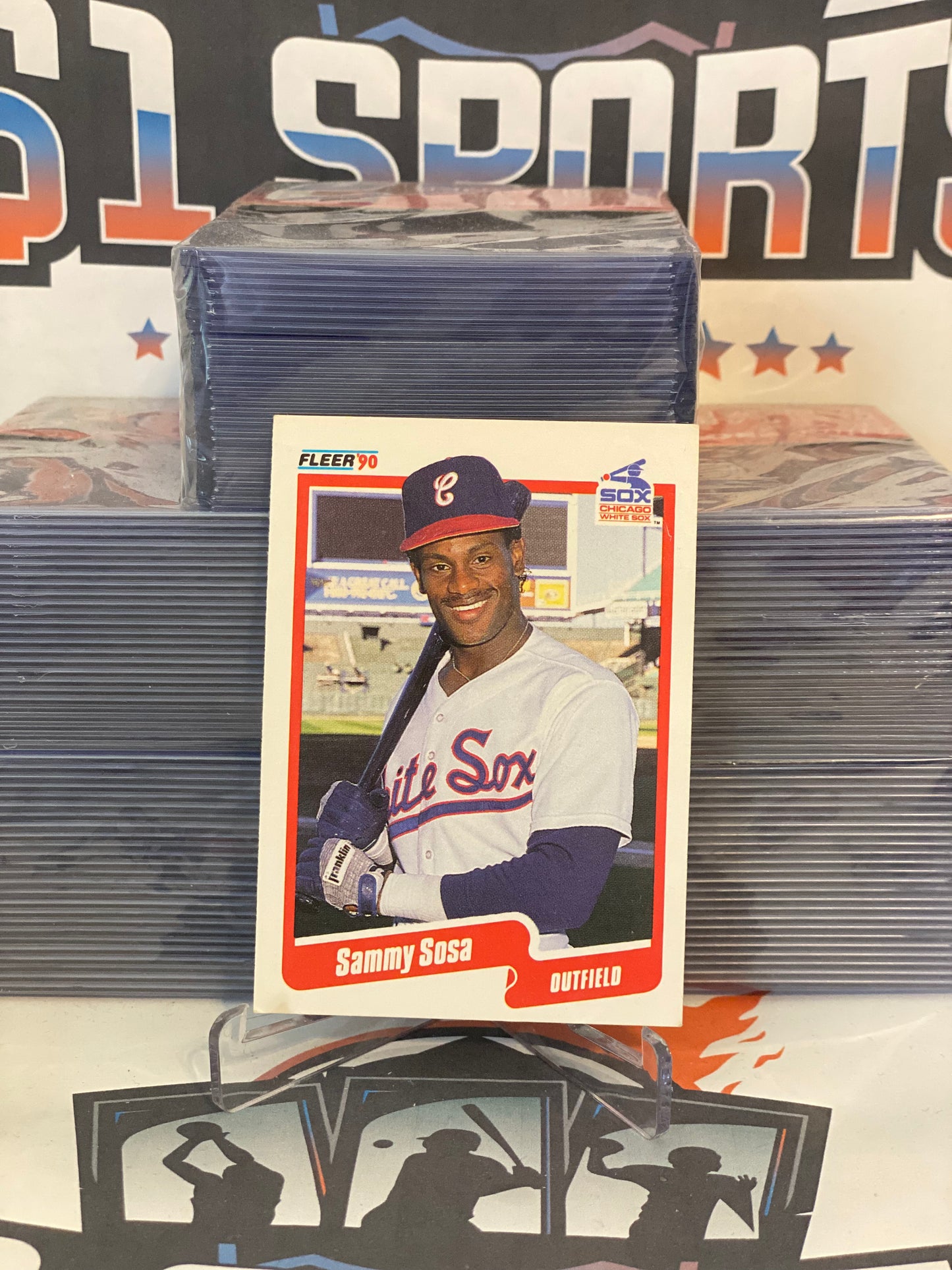 1990 Fleer Sammy Sosa Rookie #548