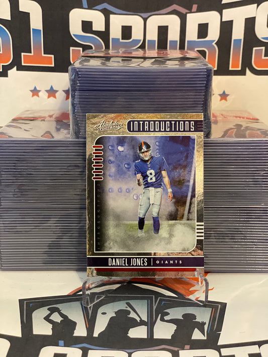 2019 Panini Absolute (Introductions) Daniel Jones Rookie #3