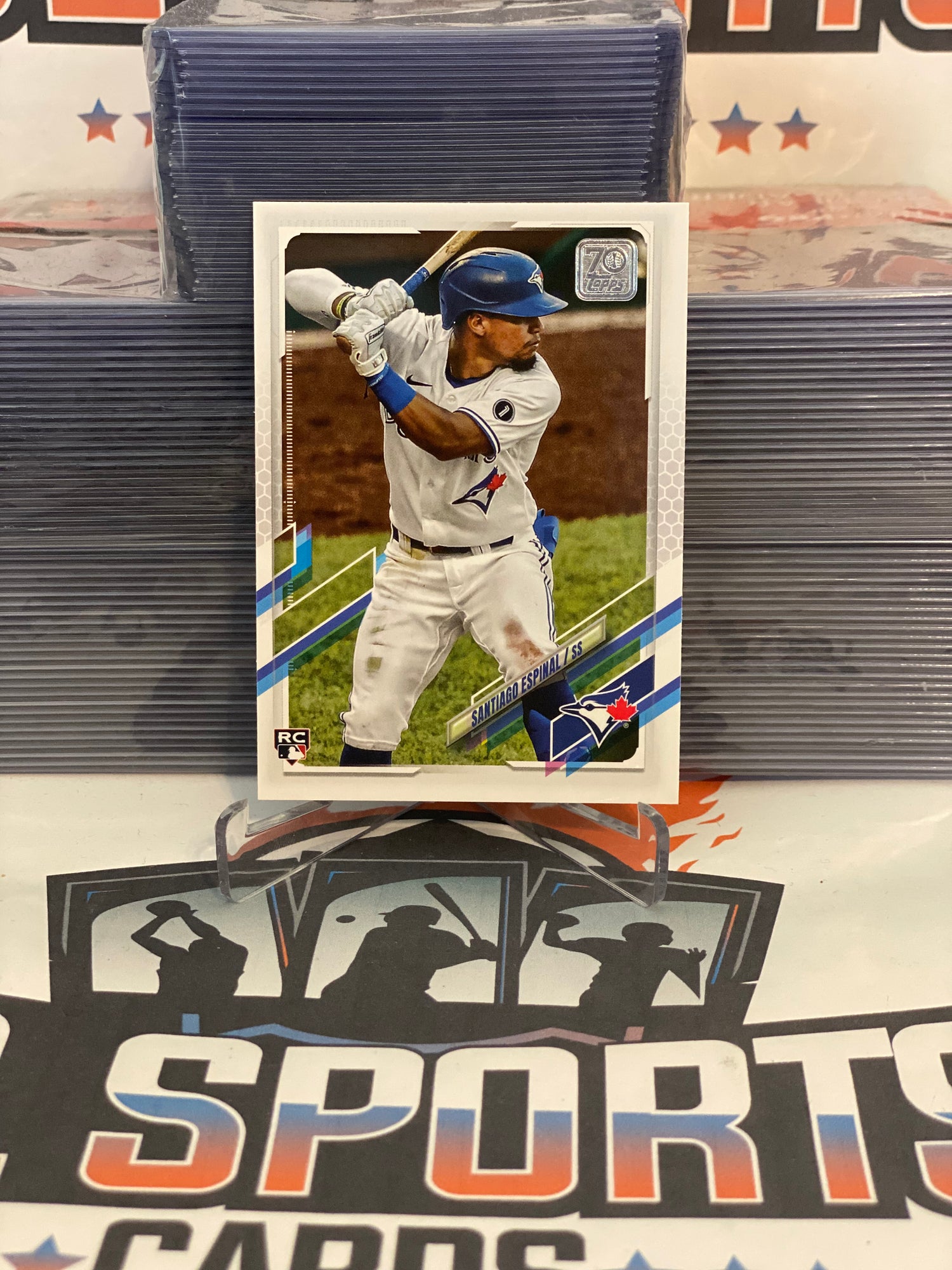 2021 Topps Santiago Espinal Rookie #243