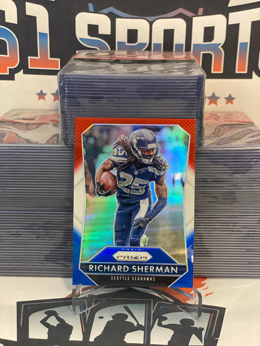 2015 Panini Prizm (Red White Blue Prizm) Richard Sherman #25