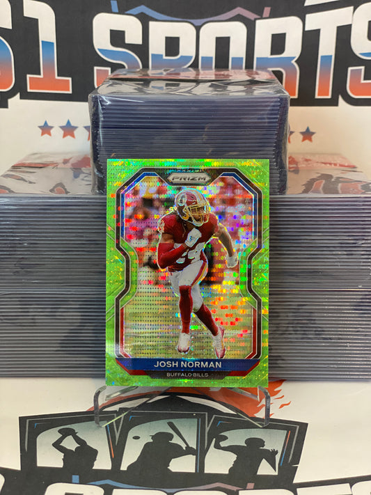 2020 Panini Prizm (Neon Green Pulsar Prizm) Josh Norman #8