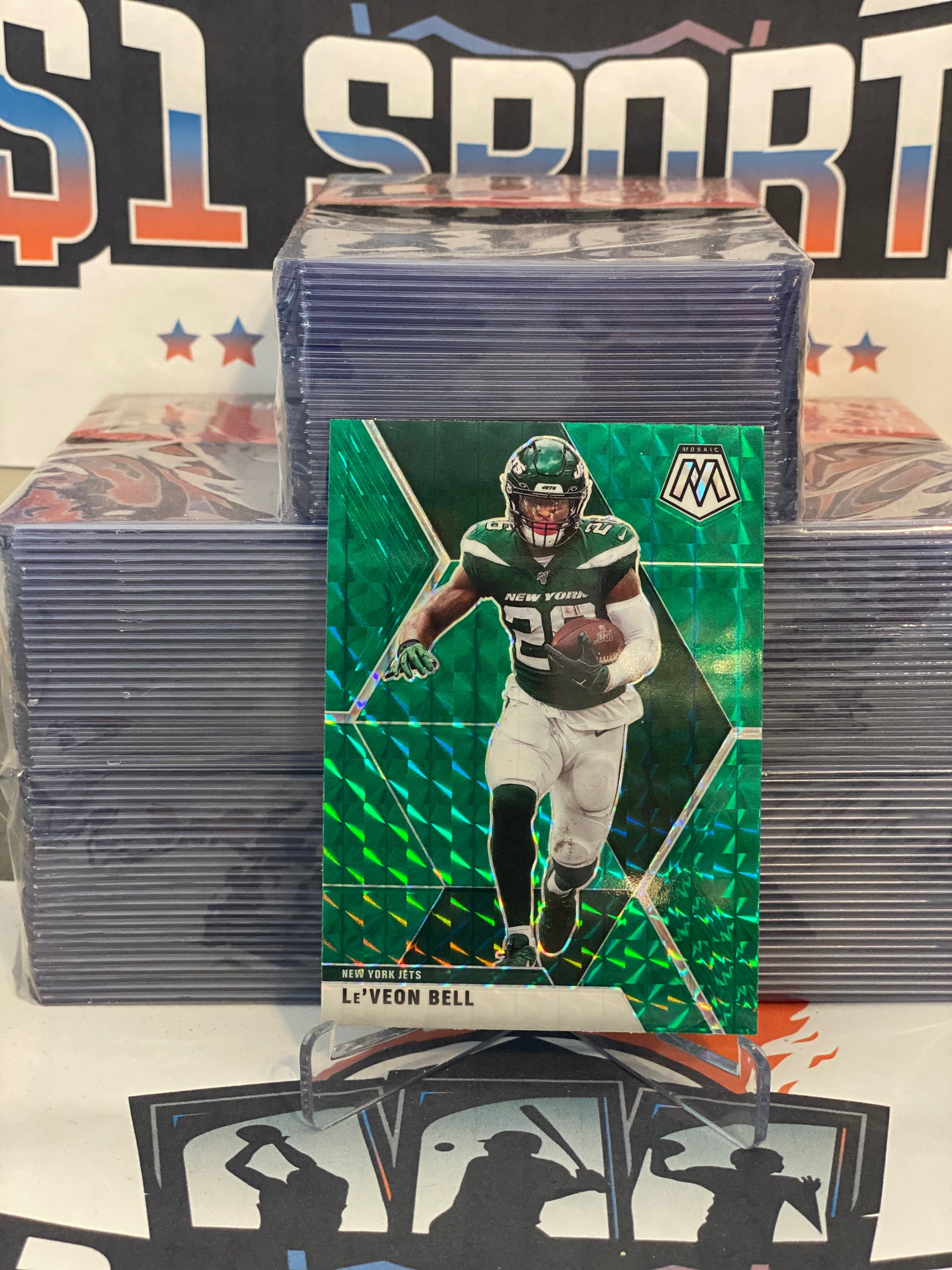 2020 Panini Mosaic (Green Prizm) Le'Veon Bell #157