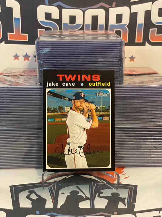 2020 Topps Heritage (Short Print) Jake Cave #710