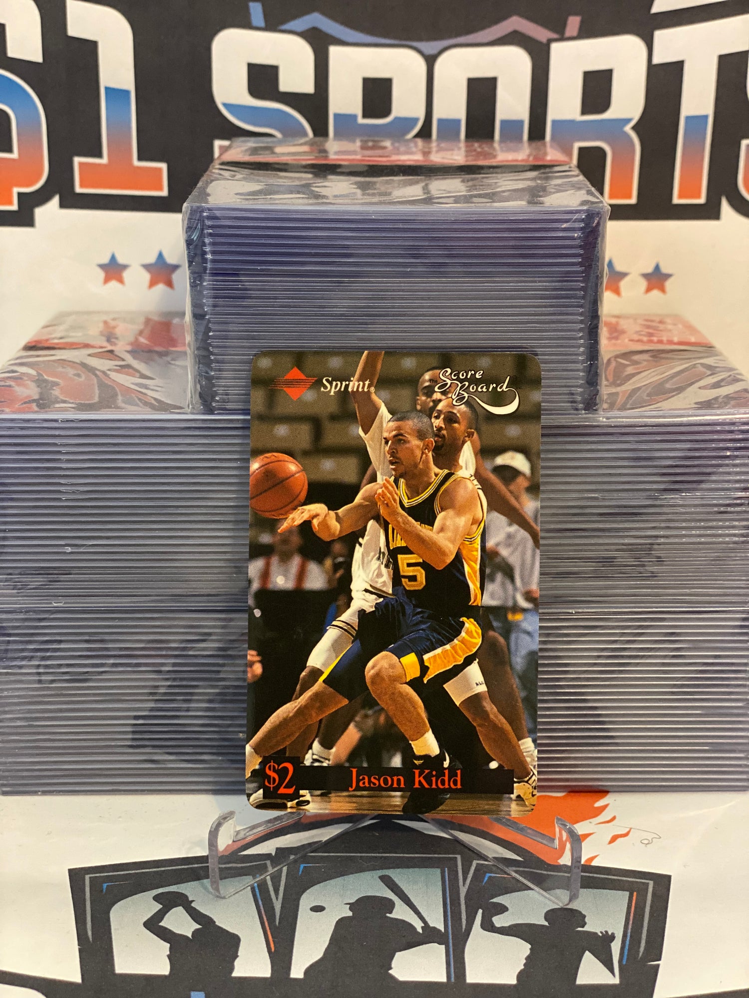 1995 Score Board (Sprint Calling Card) Jason Kidd