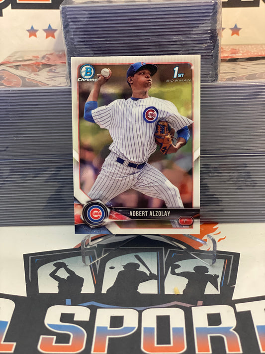 2018 Bowman Chrome Prospects (1st Bowman) Adbert Alzolay #BCP145