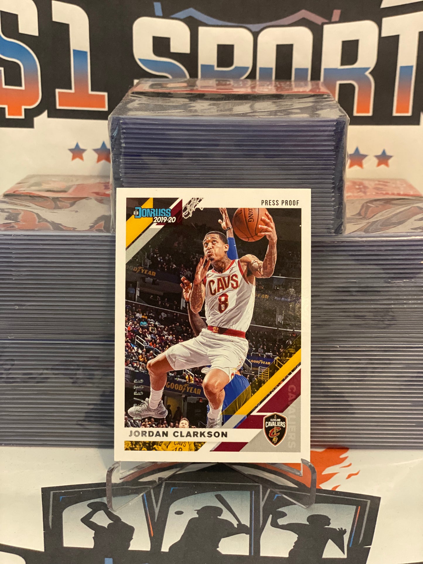 2019 Donruss (Press Proof 313/349) Jordan Clarkson #37