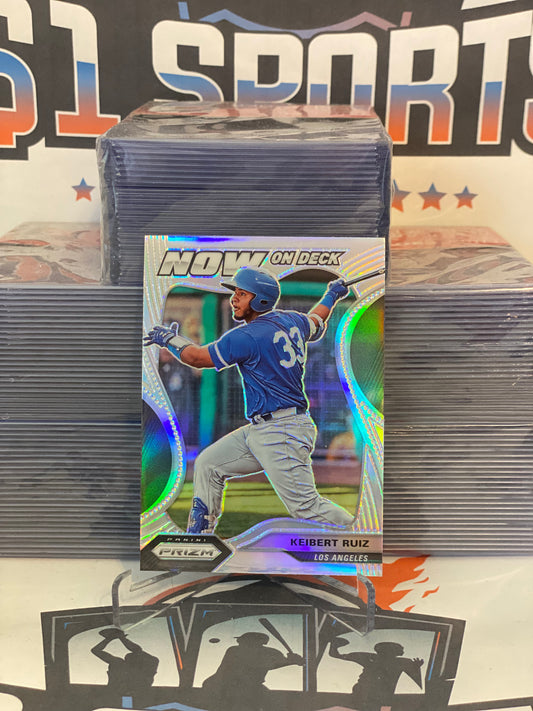 2020 Panini Prizm (Silver Prizm, Now on Deck) Keibert Ruiz #NOD-12