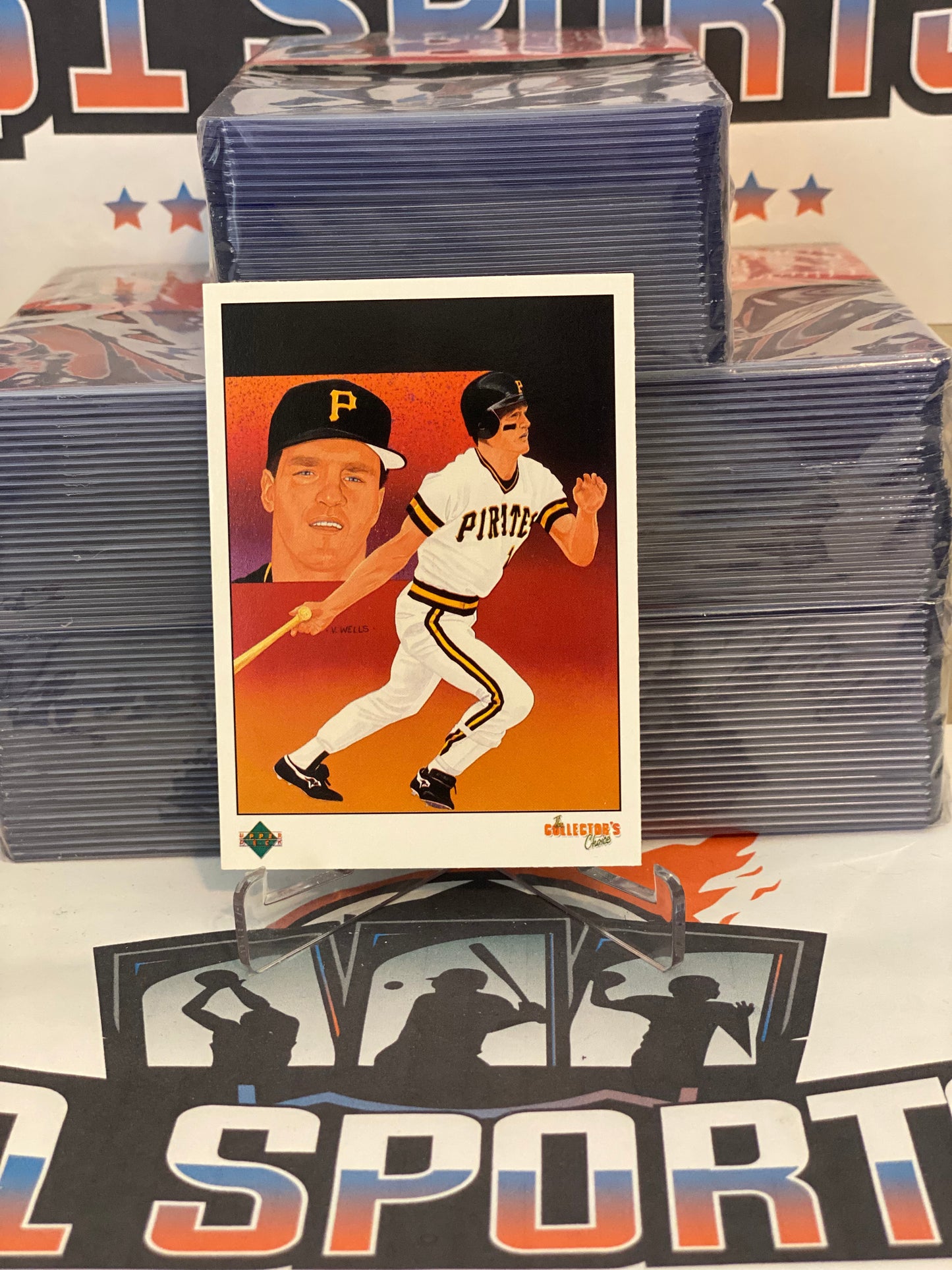 1989 Upper Deck (Pittsburgh Pirates Team Checklist) Andy Van Slyke #685