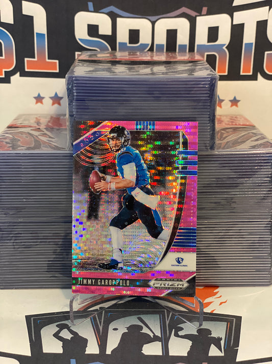 2020 Panini Prizm Draft Picks (Pink Pulsar Prizm) Jimmy Garoppolo #52