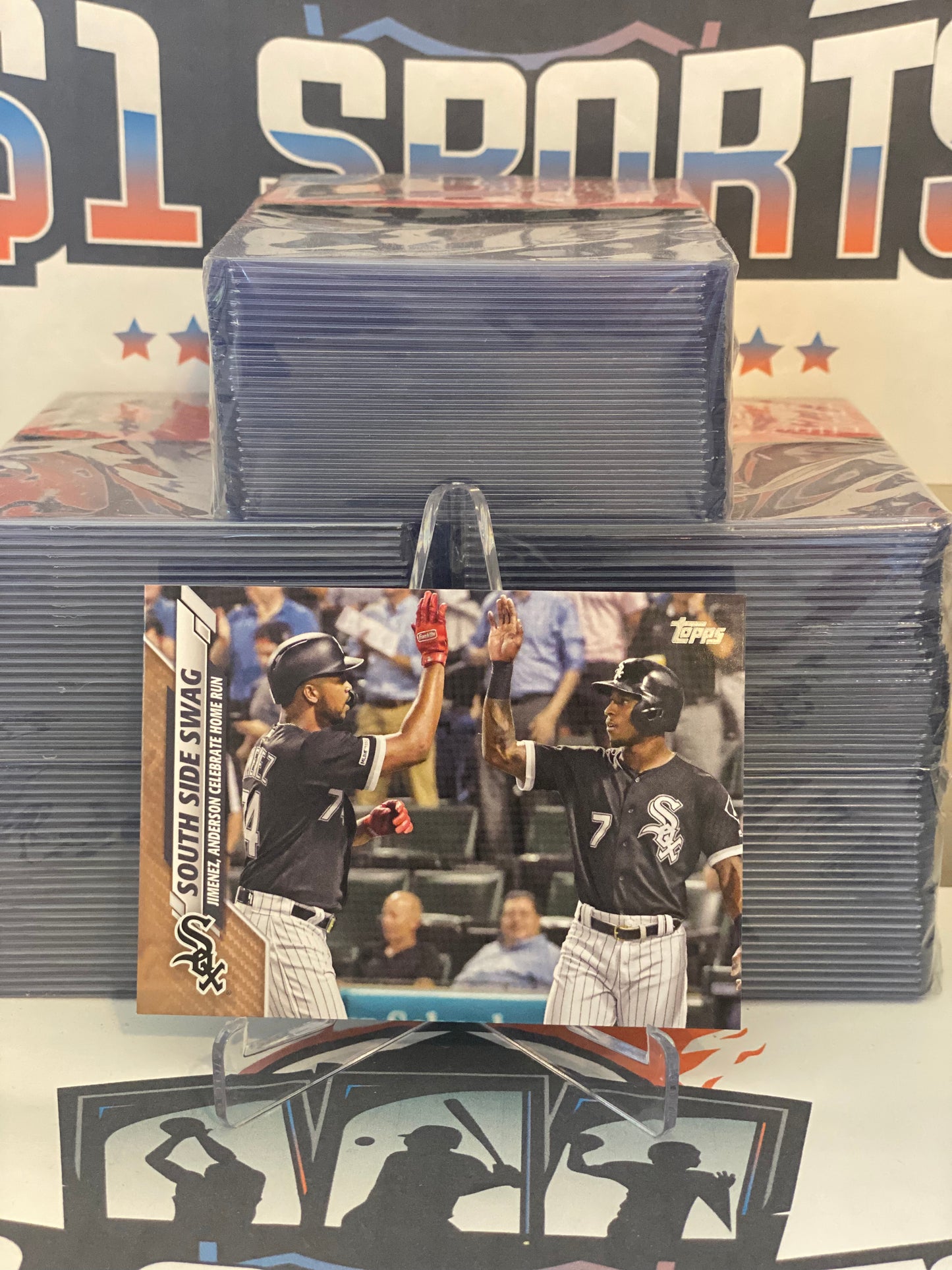 2020 Topps (Gold, South Side Swag 1562/2020) Eloy Jimenez & Tim Anderson #569