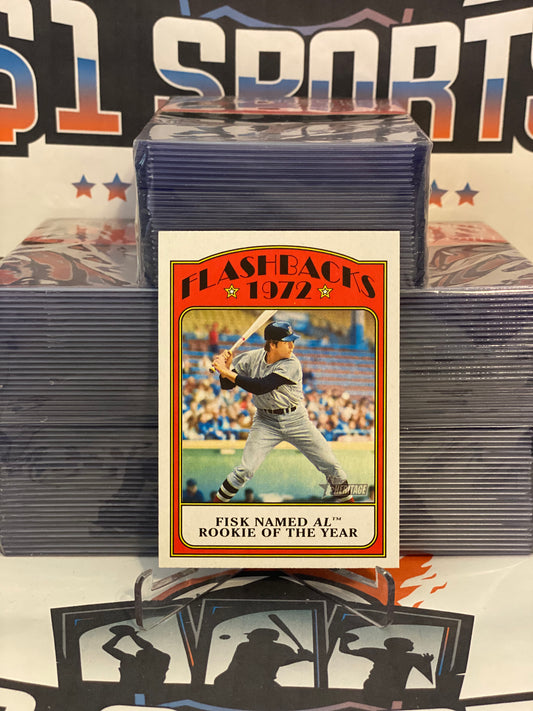 2021 Topps Heritage (1972 Flashbacks) Carlton Fisk #BFB-CF