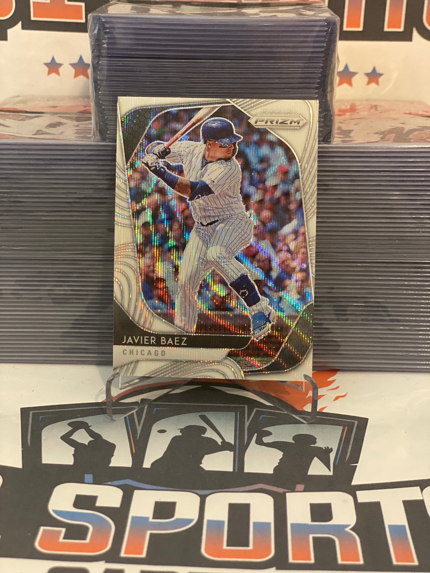 2020 Panini Prizm (White Wave Prizm) Javier Baez #180