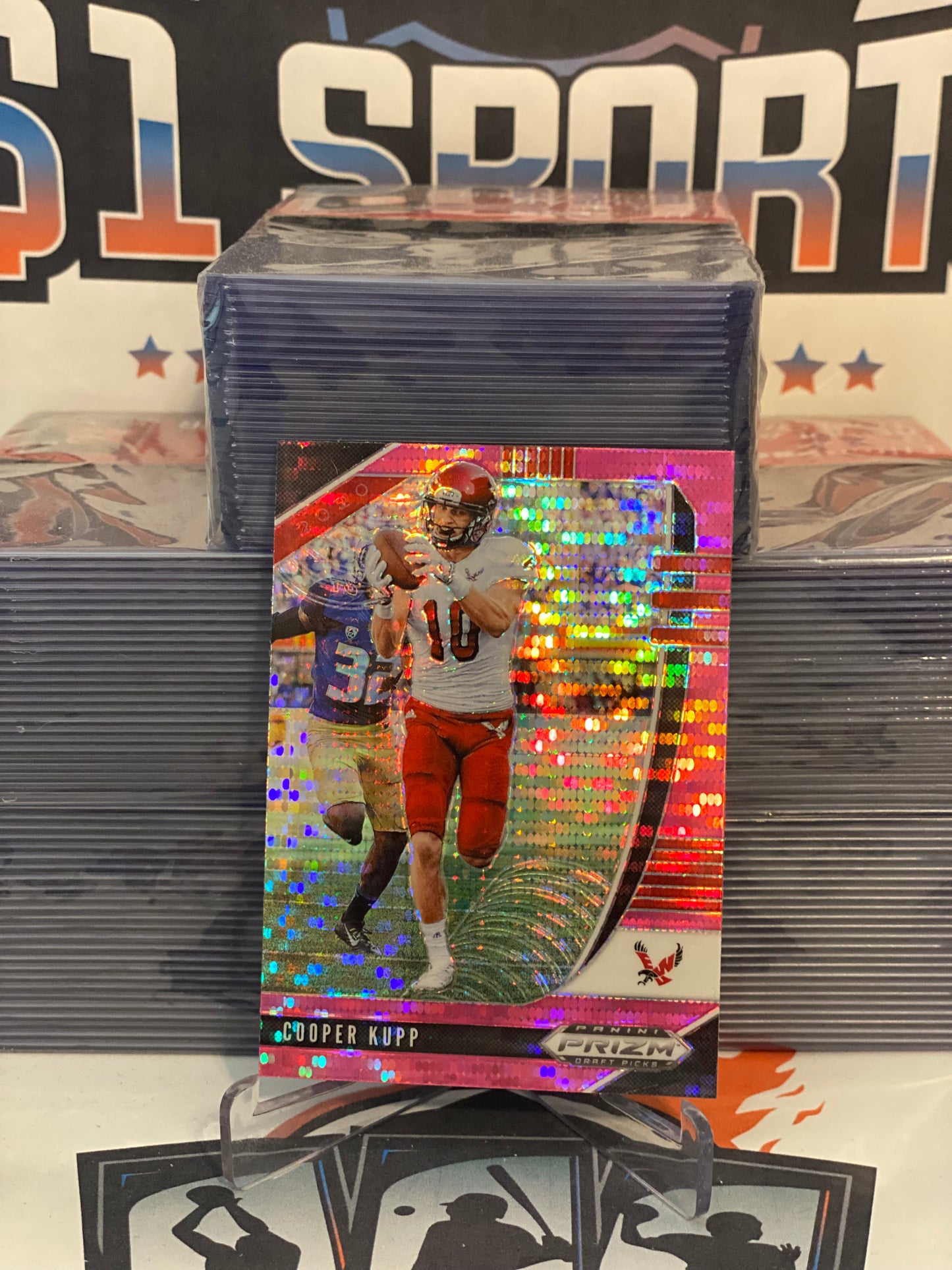 2020 Panini Prizm Draft Picks (Pink Pulsar Prizm) Cooper Kupp #19