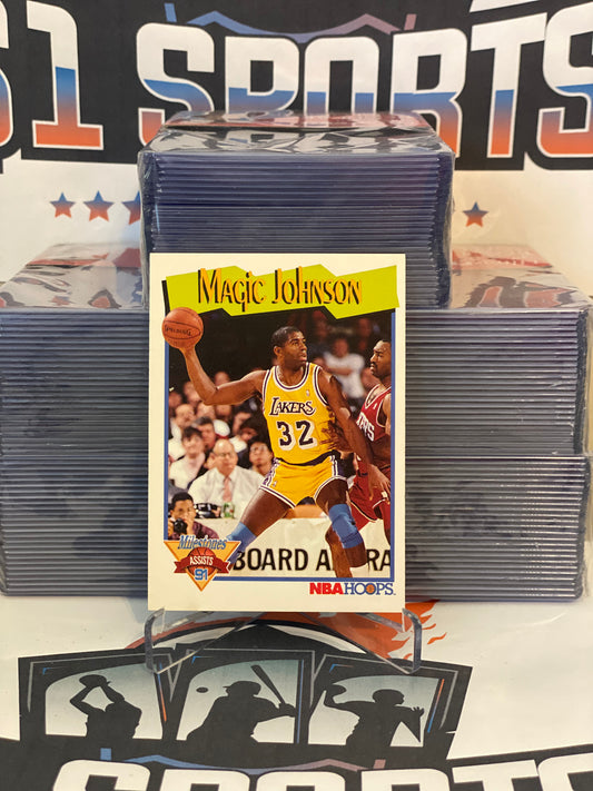 1991 NBA Hoops (Milestones) Magic Johnson #316