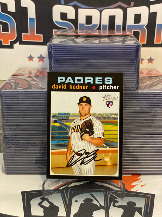 2020 Topps Heritage David Bednar Rookie #611