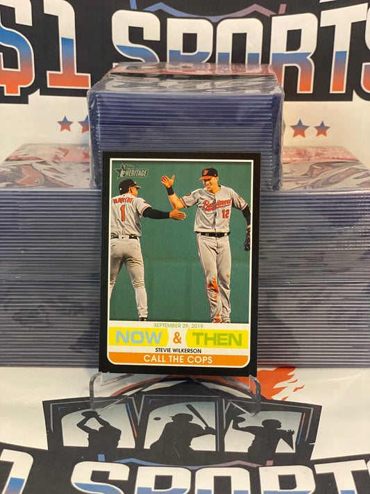 2020 Topps Heritage (Now & Then) Stevie Wilkerson #NT-8