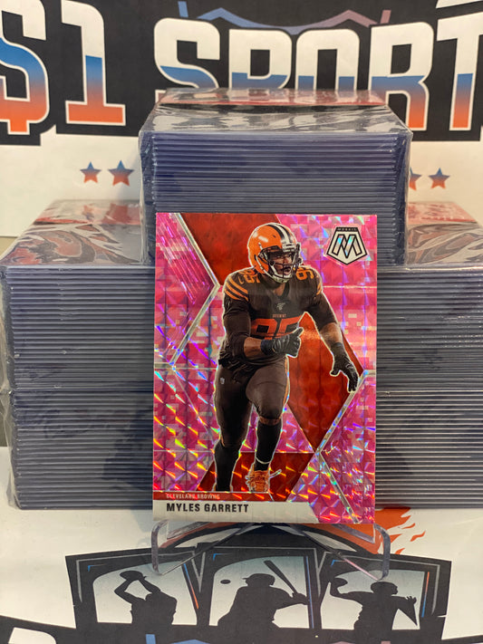 2020 Panini Mosaic (Pink Camo Prizm) Myles Garrett #55