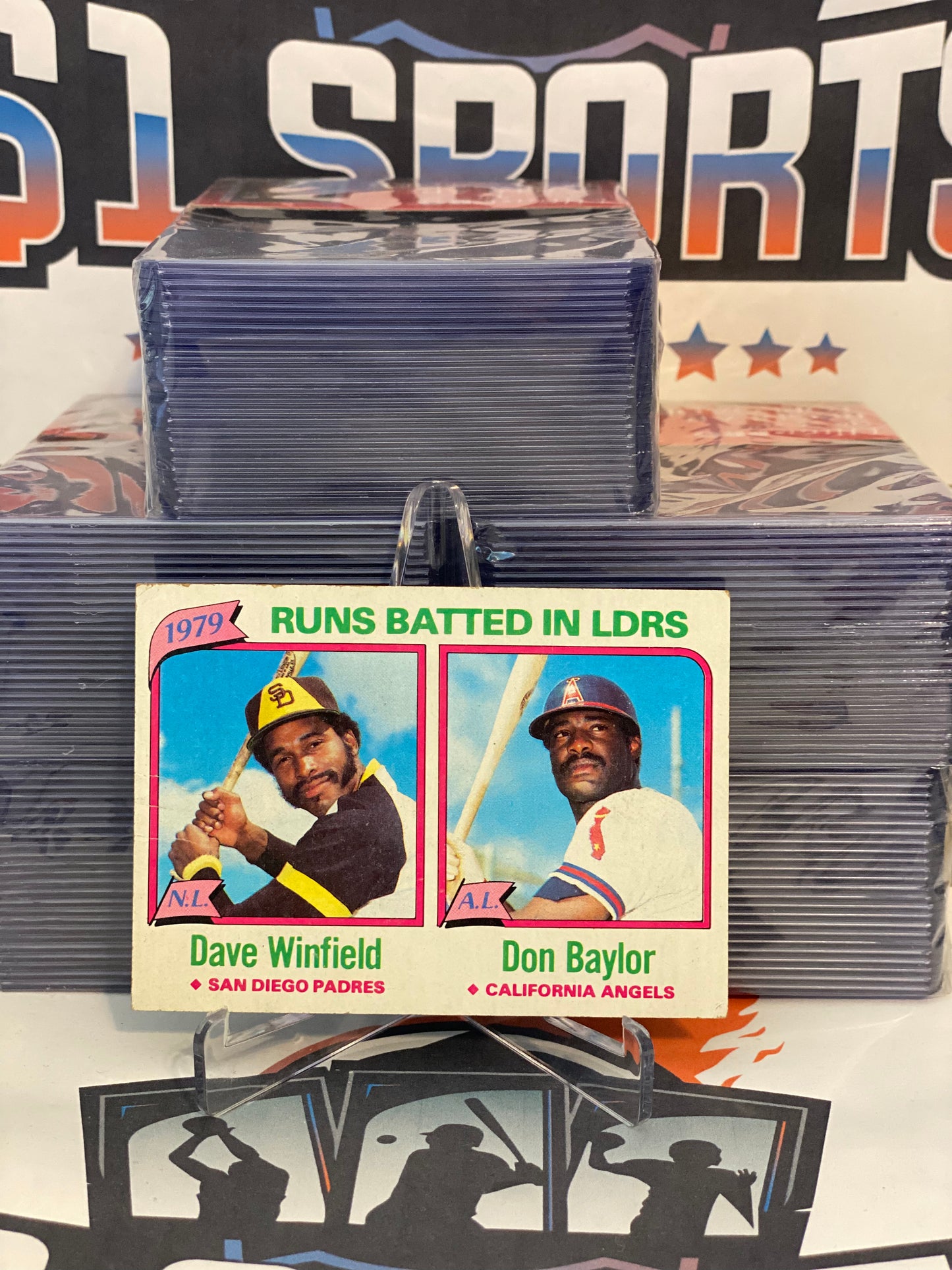 1980 Topps (RBI Leaders) Dave Winfield & Don Baylor #203