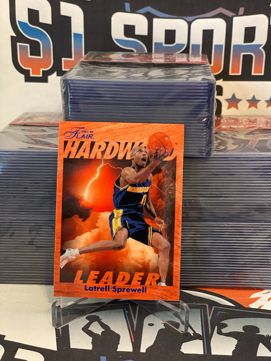 1995 Fleer Flair (Hardwood Leaders) Latrell Sprewell #9