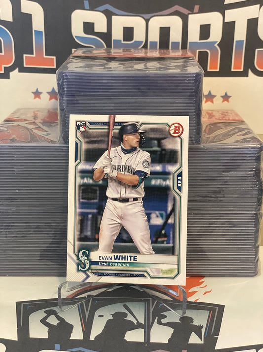 2021 Bowman Evan White Rookie #89