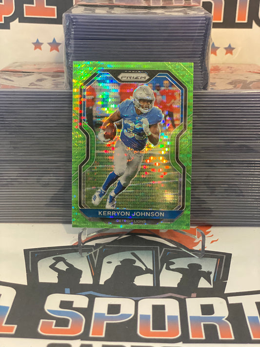 2020 Panini Prizm (Neon Green Pulsar Prizm) Kerryon Johnson #200